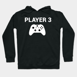 Video Game Player 3 Controller Hoodie